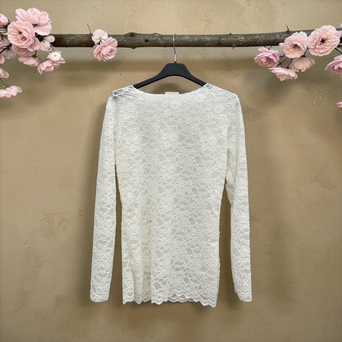 Longsleeve dentelle doublé
