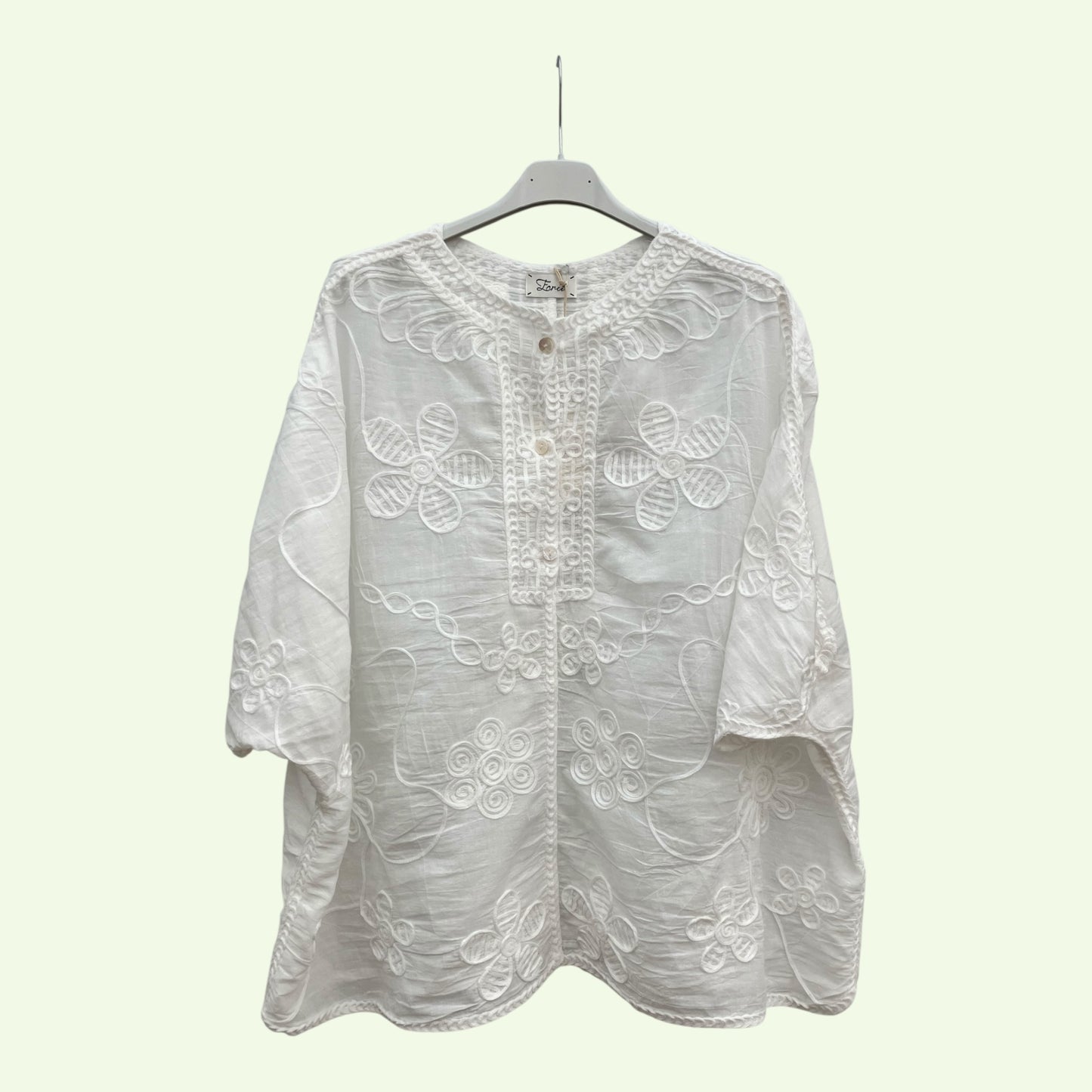 Blouse boho brodée