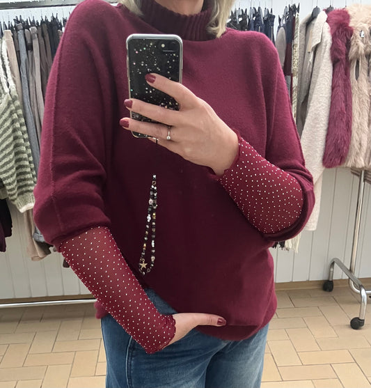 Pull col montant