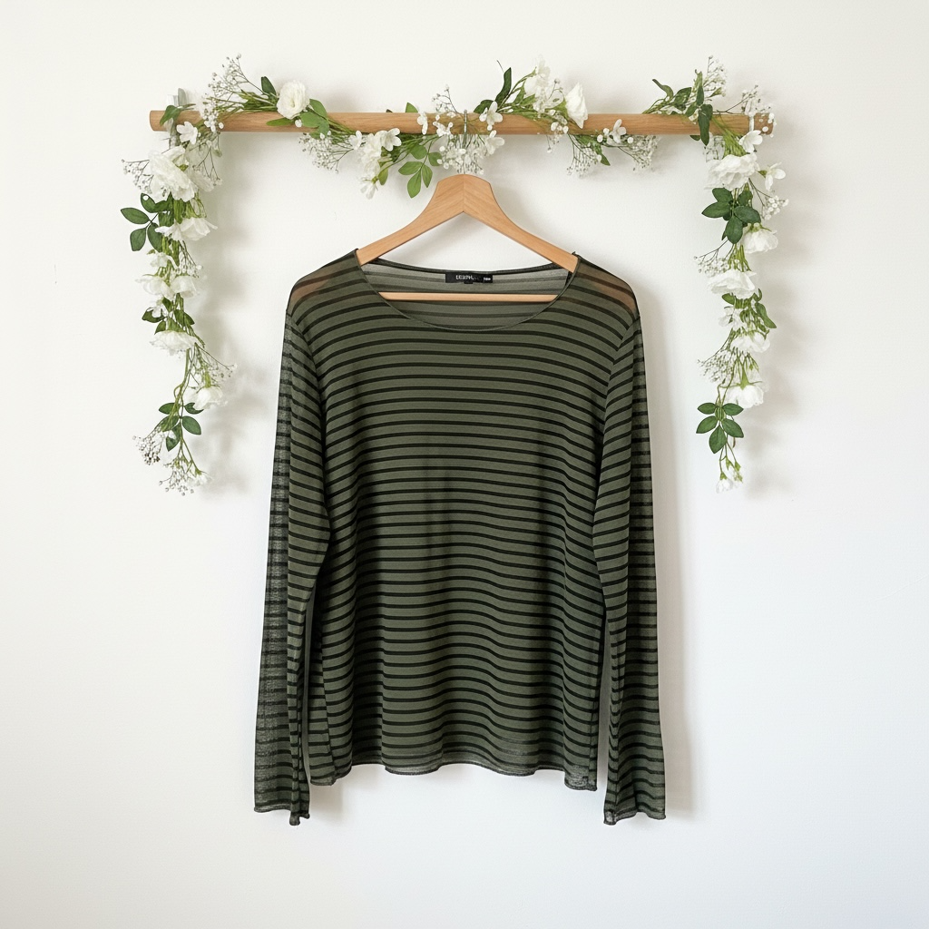 Longsleeve cashmere ligné Automne 2026