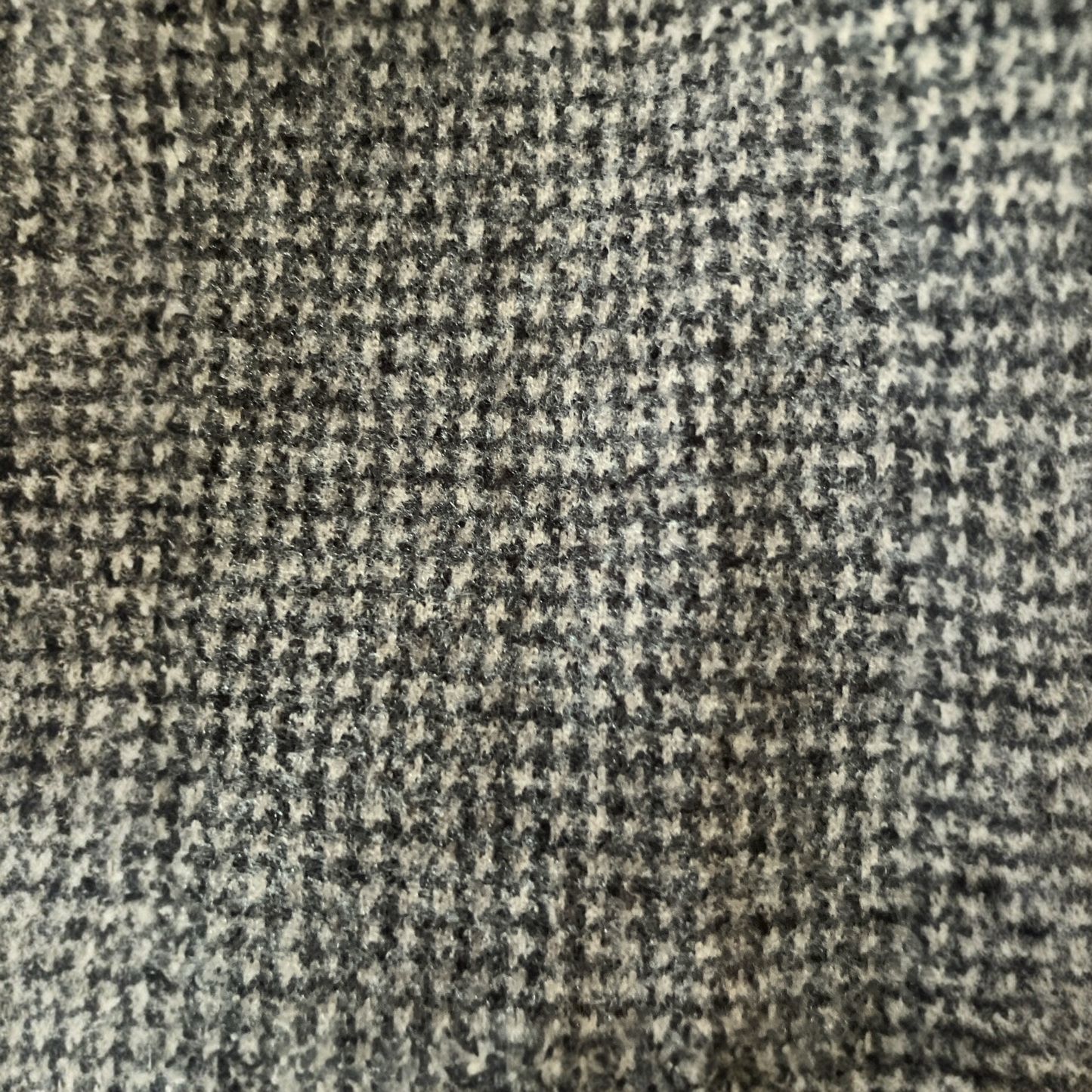 Pantalon Large Taille Haute Pied-de-Poule