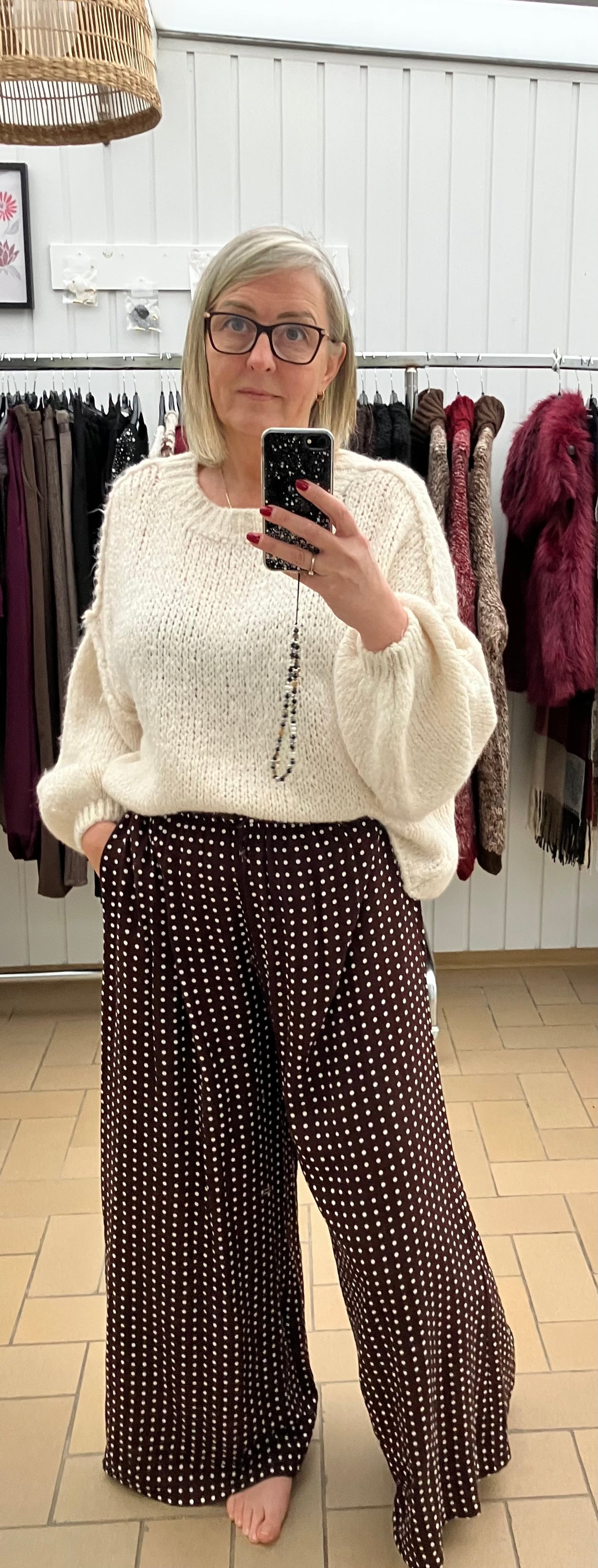 Oversized Pull col rond