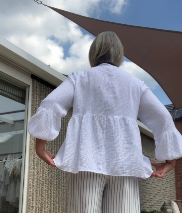 Boho blouse gaze de coton
