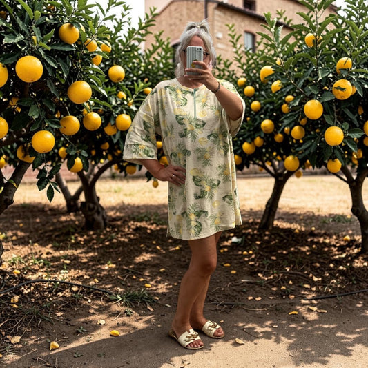 Robe citrons de la Sicile éponge