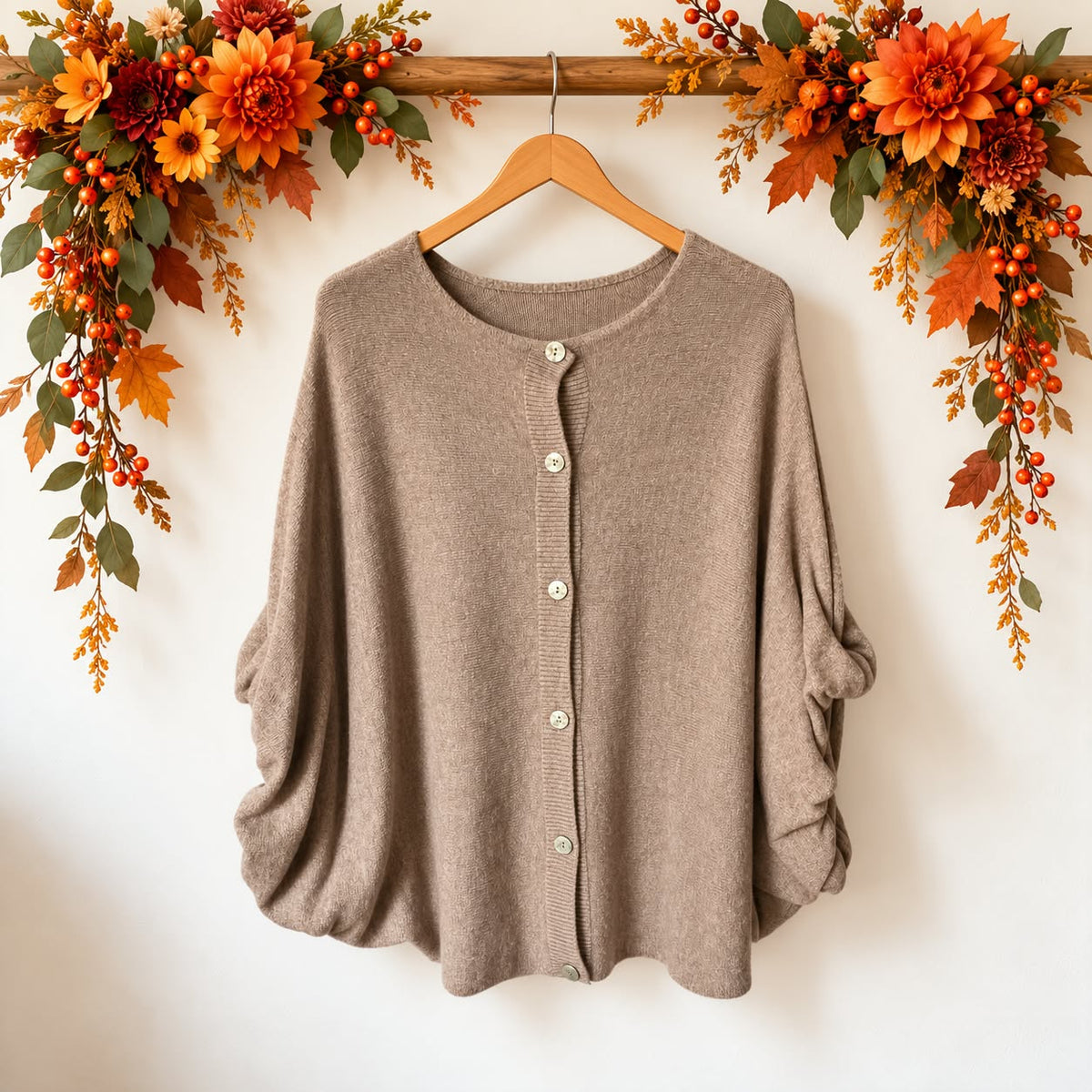 Cardigan met vlindermouw