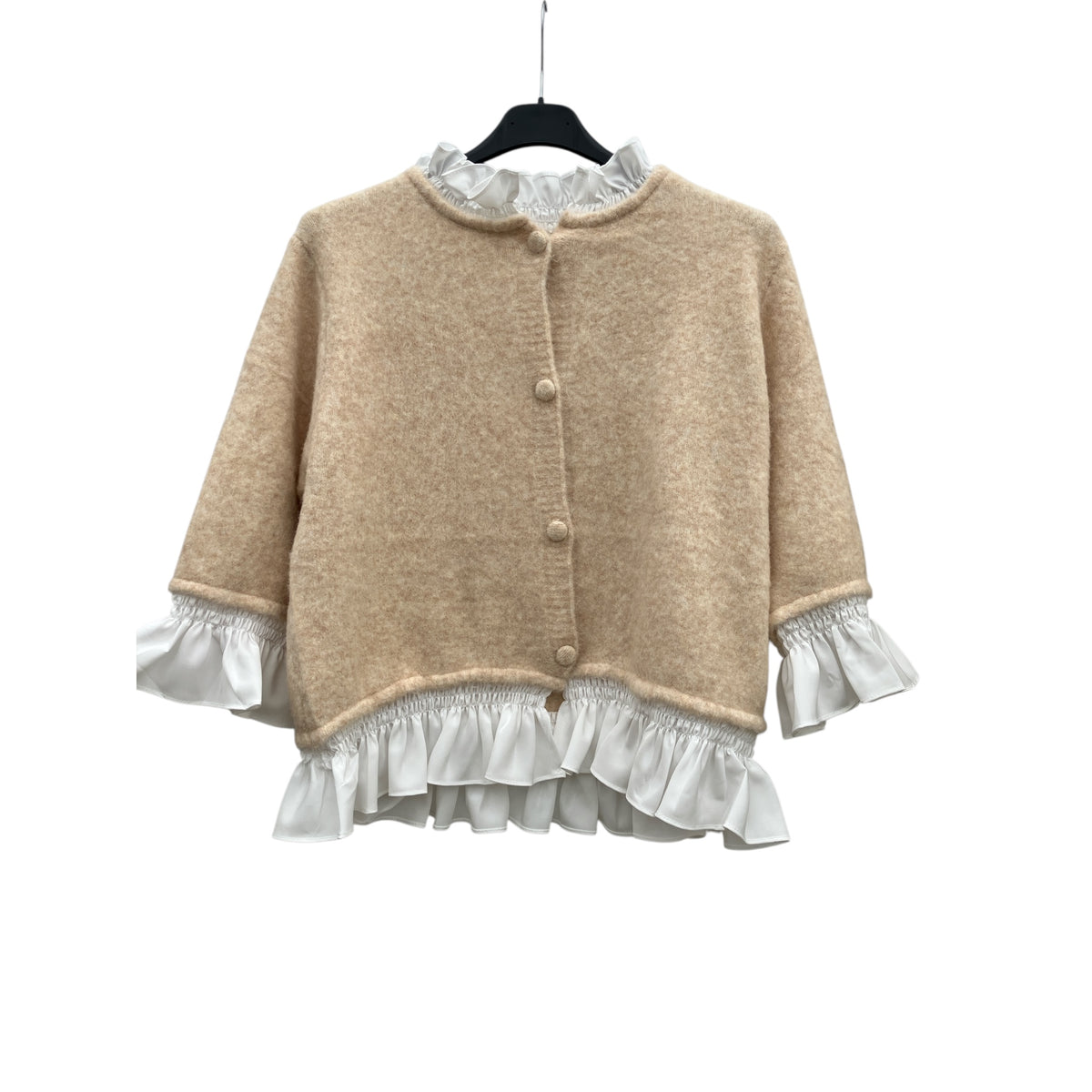 Cardigan met hemdkraagje