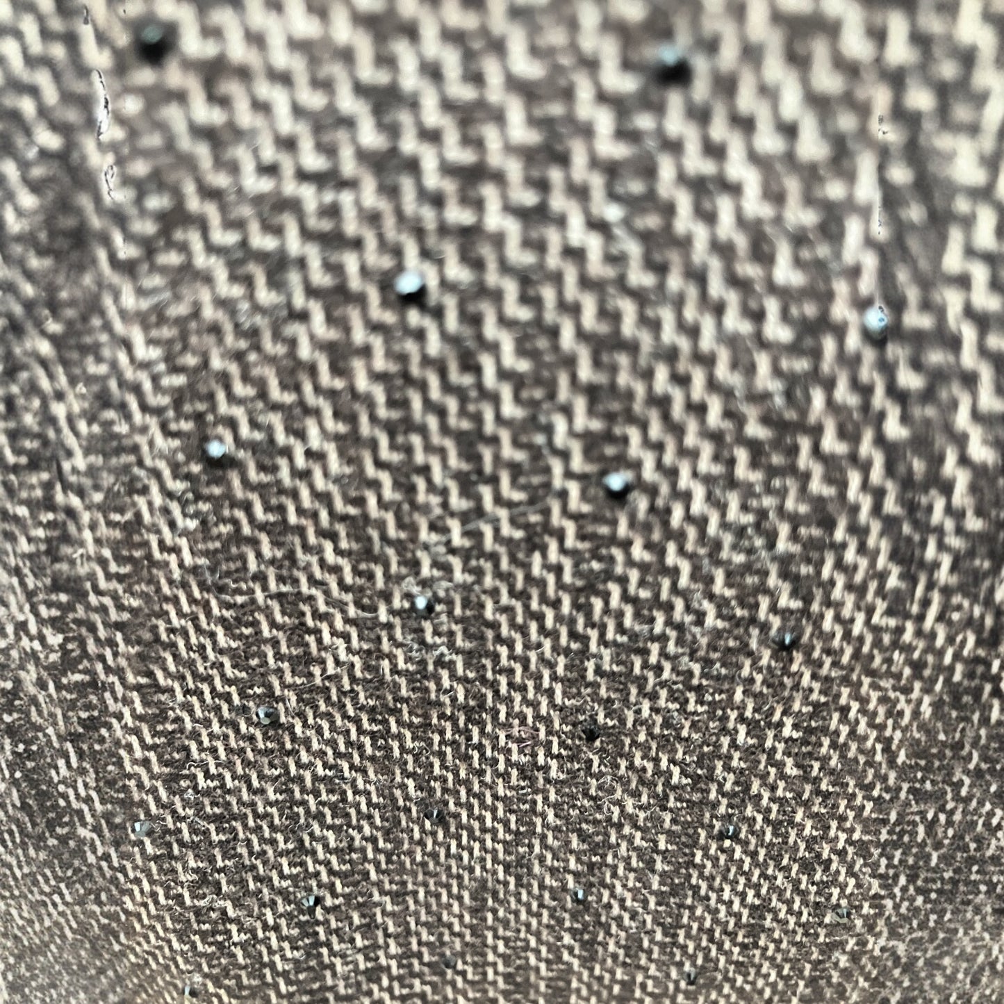 Pantalon Palazzo Chiné avec strass avec ceinture