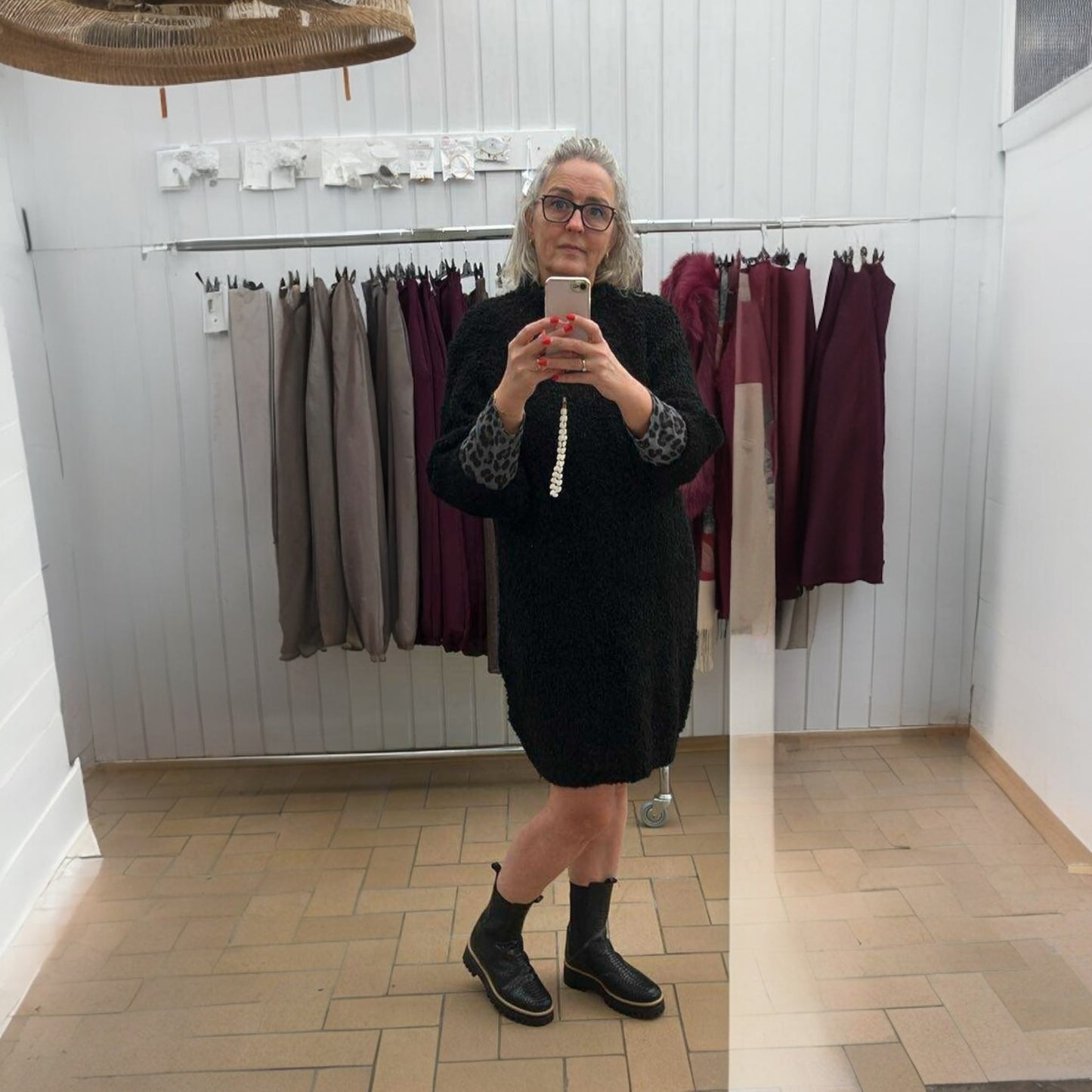 Robe pull manches 7/8