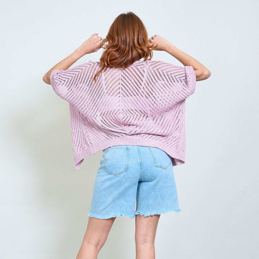 Cardigan courte manches