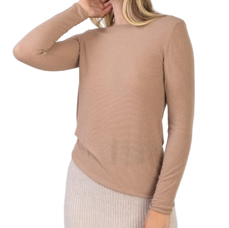 Sous pull second peau côtelé