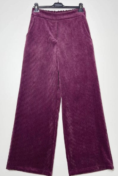 Pantalon Palazzo velours
