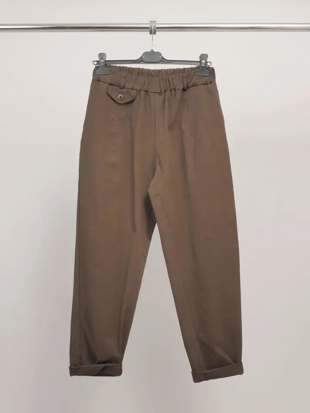 Broek met elastische taille