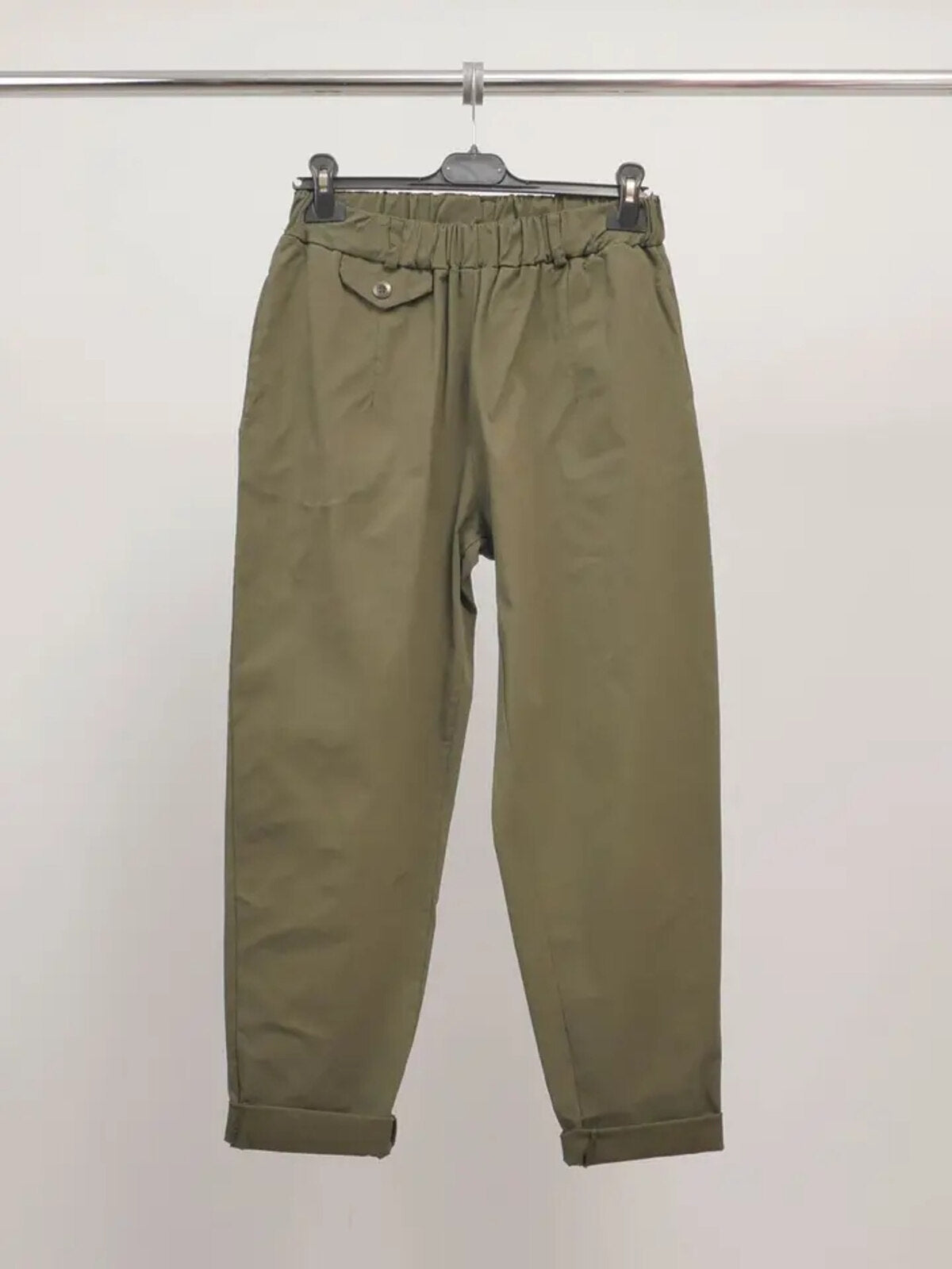 Broek met elastische taille
