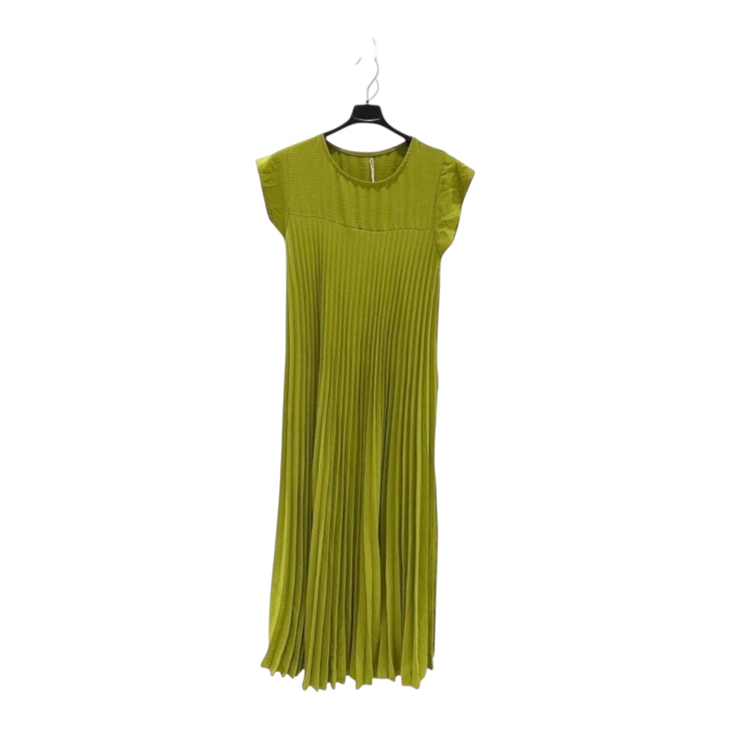 Robe longue plissée