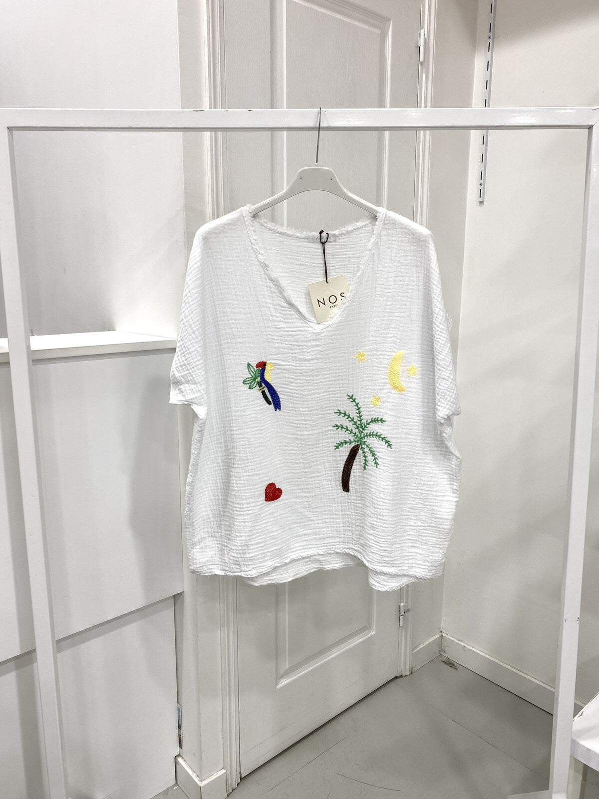 T-shirt avec palmier