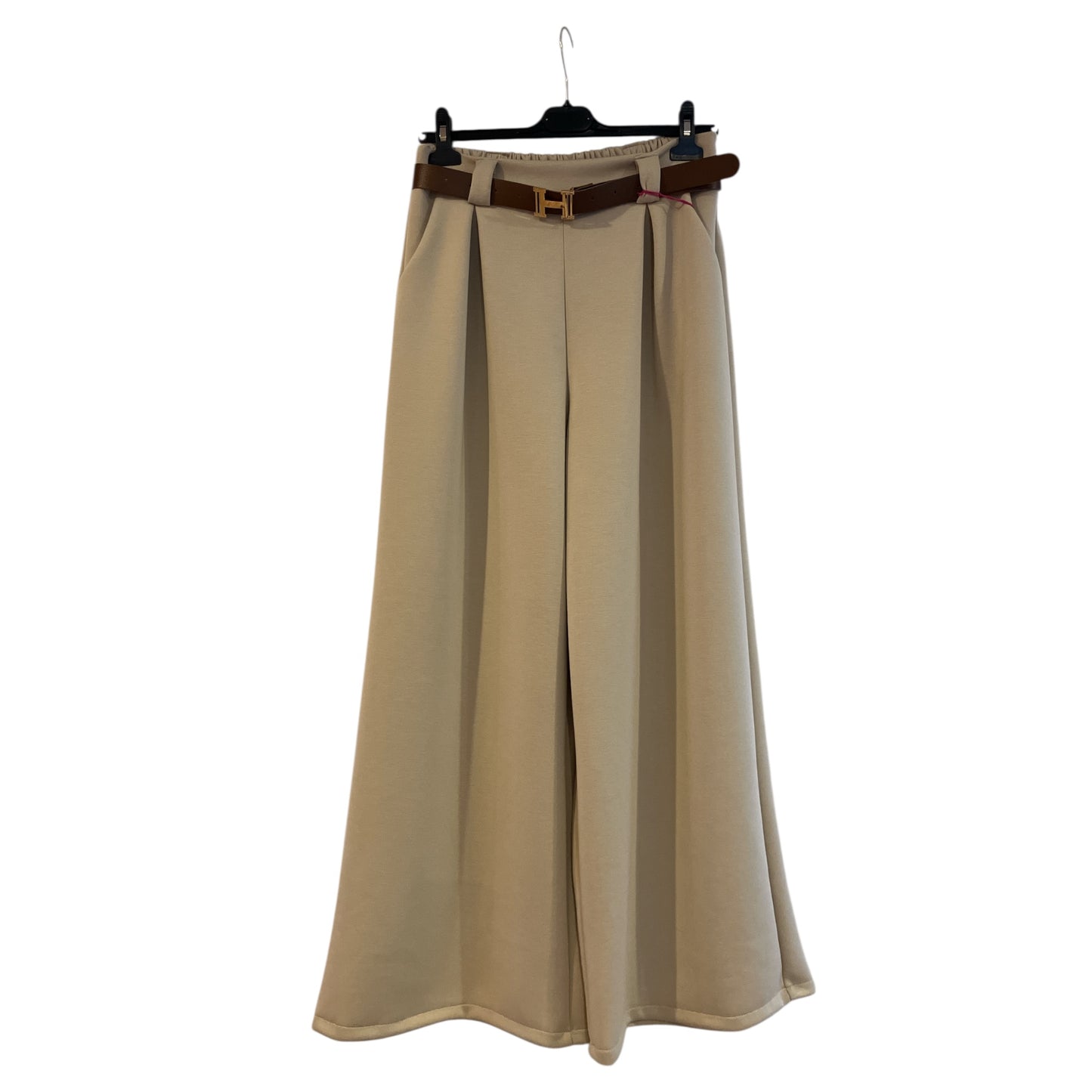 Pantalon large viscose