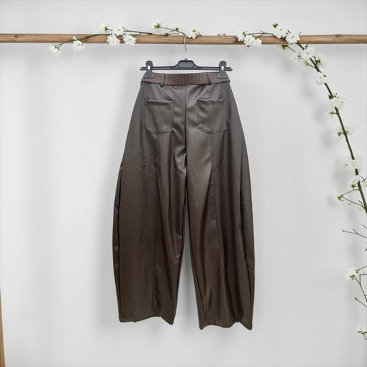 Simili pantalon Ballon