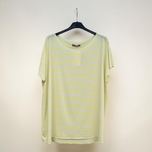 T-shirt oversized ligné casual