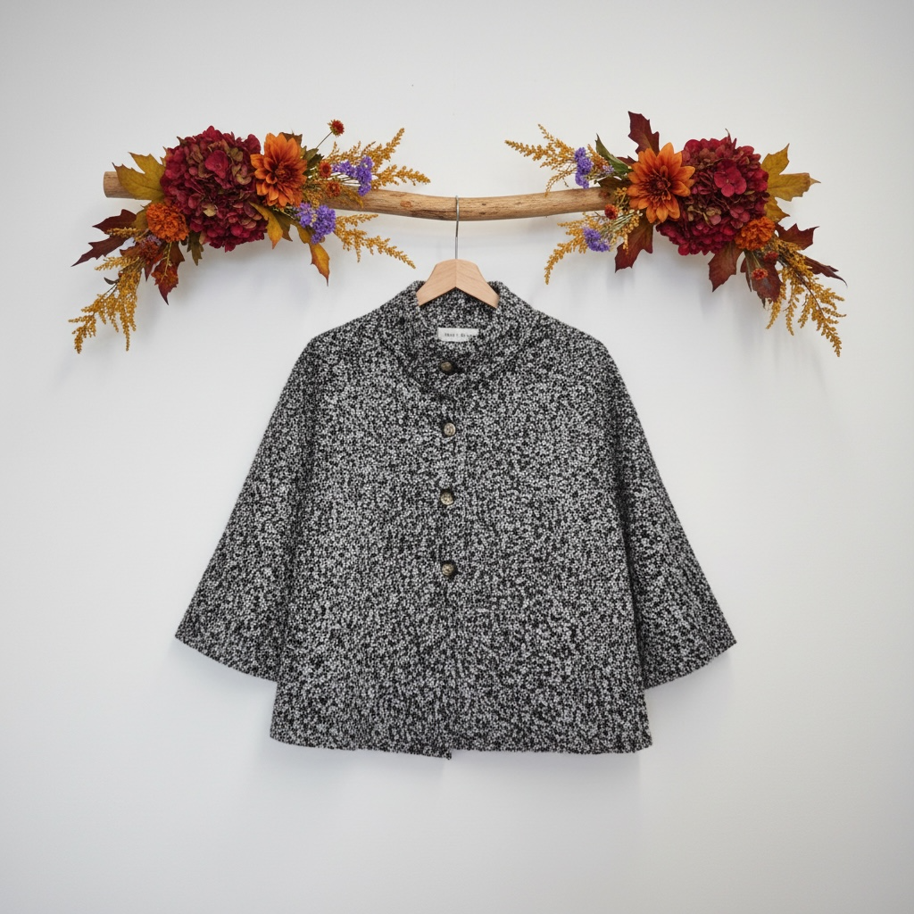 Cardigan 3/4-mouwen bouclé