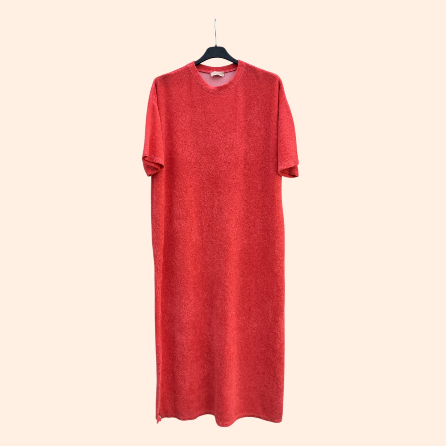 Robe éponge manches courtes