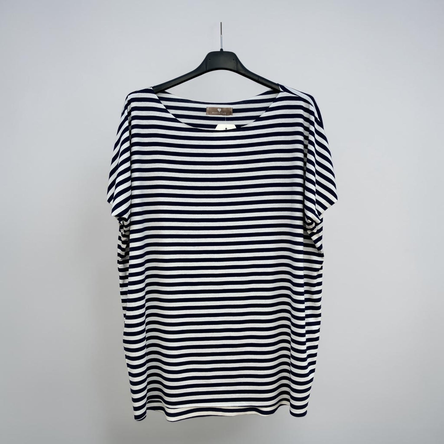 T-shirt oversized ligné casual