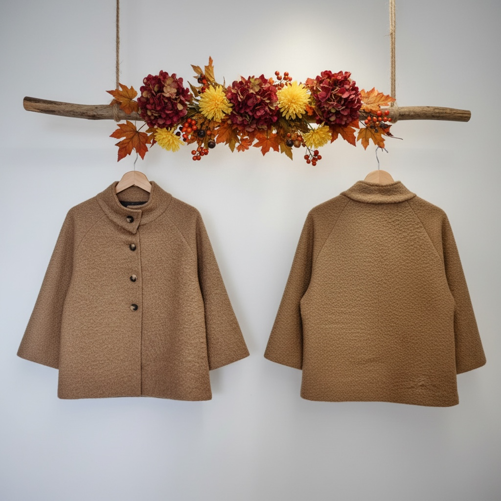 Cardigan 3/4-mouwen bouclé