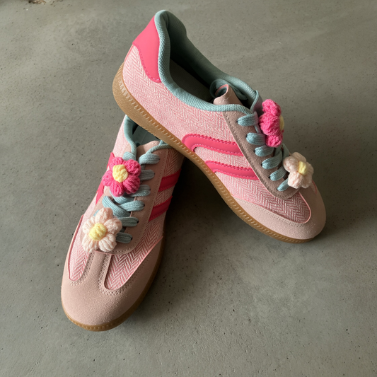 Sneakers tendance fleurs