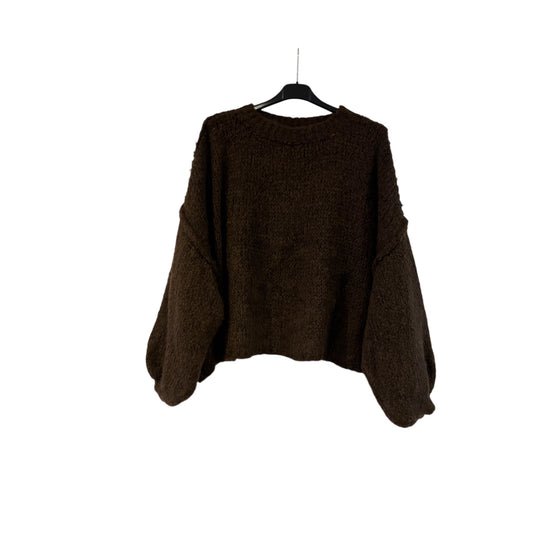 Oversized Pull col rond