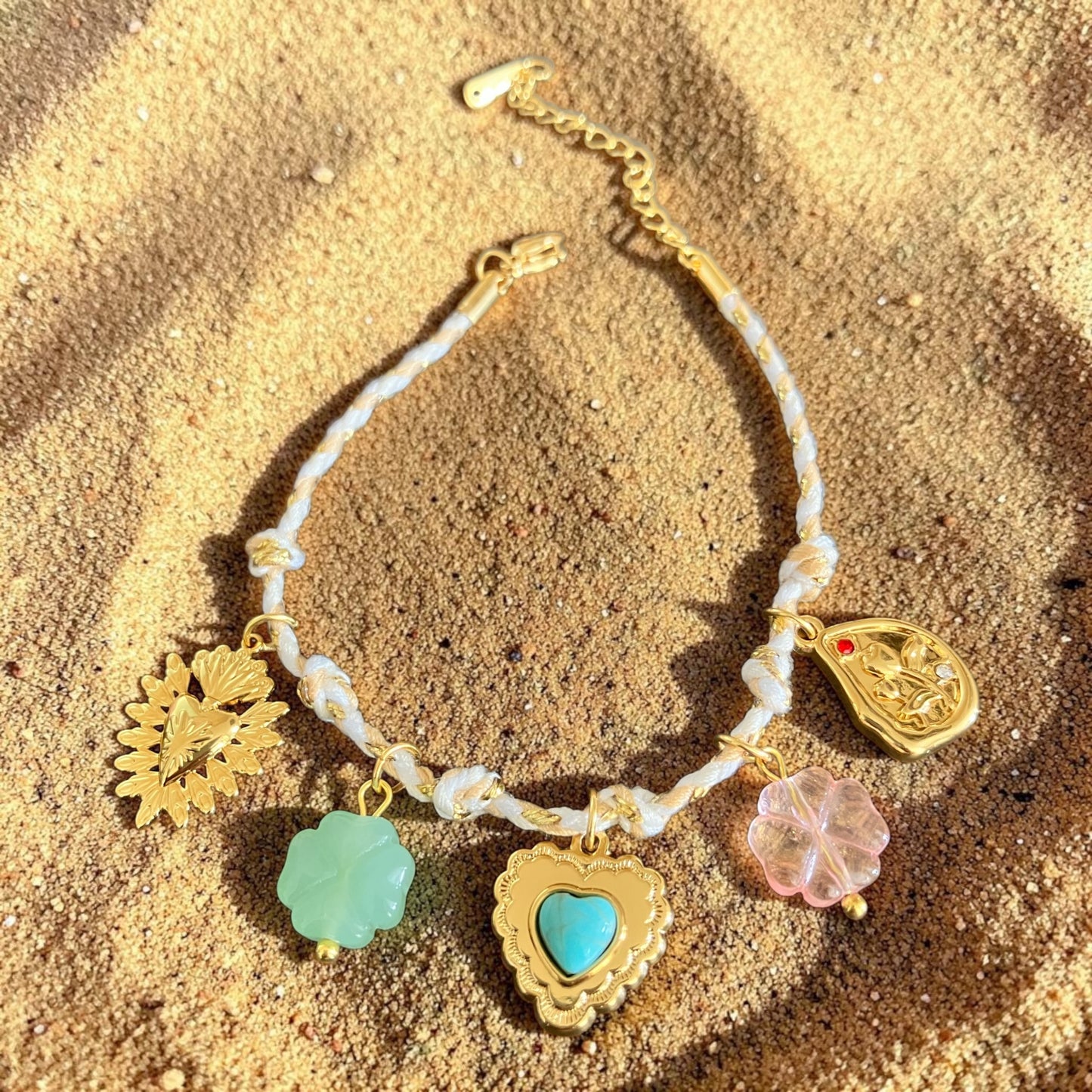Bracelet Charms Macramé