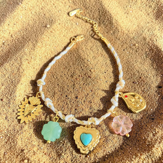 Bracelet Charms Macramé