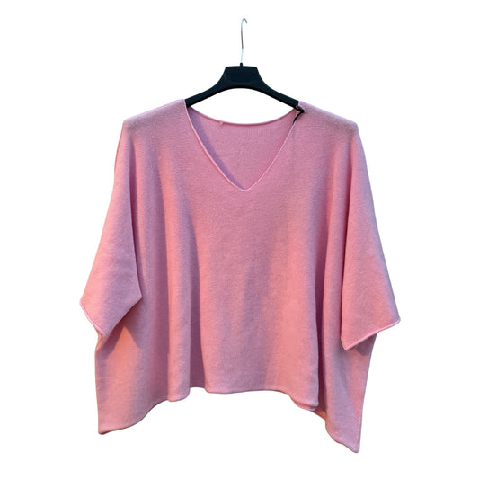 Pull oversized manches courtes