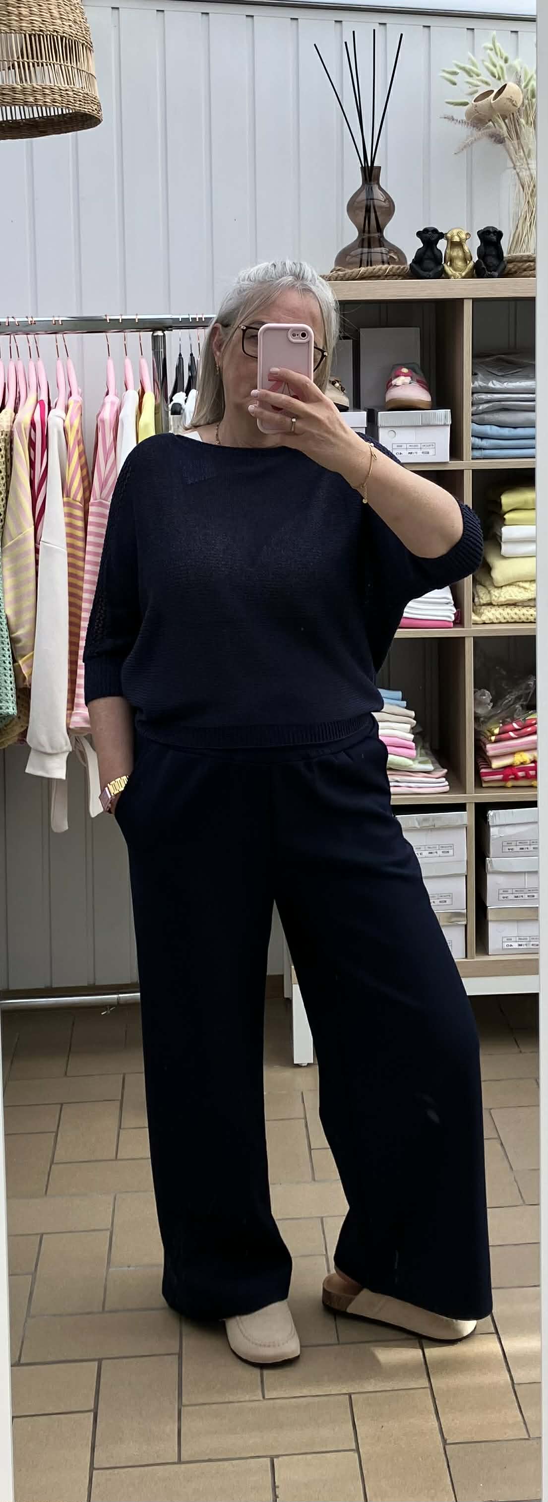 Pantalon large jogging avec poches