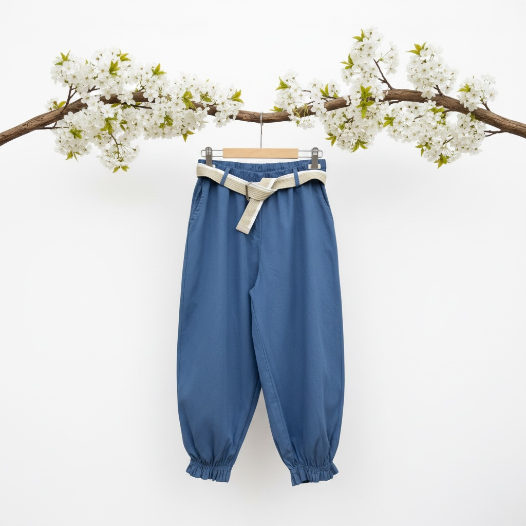Pantalon bohème taille élastique