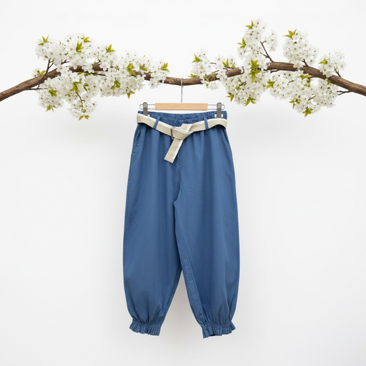 Pantalon bohème taille élastique