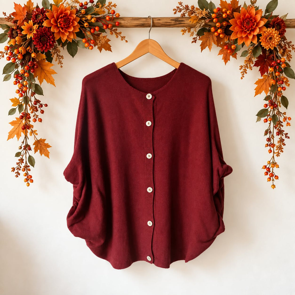 Cardigan met vlindermouw