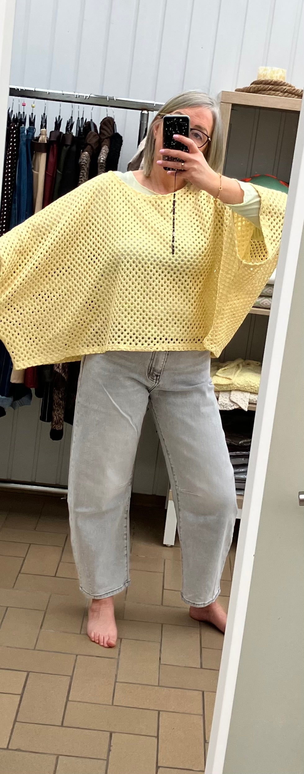 Pull à manches évasées