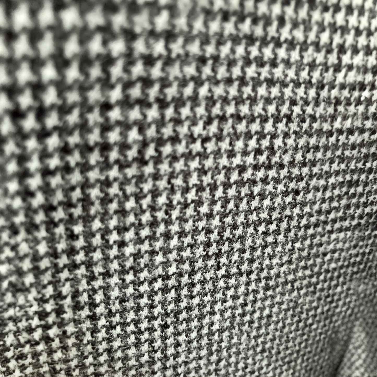 Pantalon Large Taille Haute Pied-de-Poule