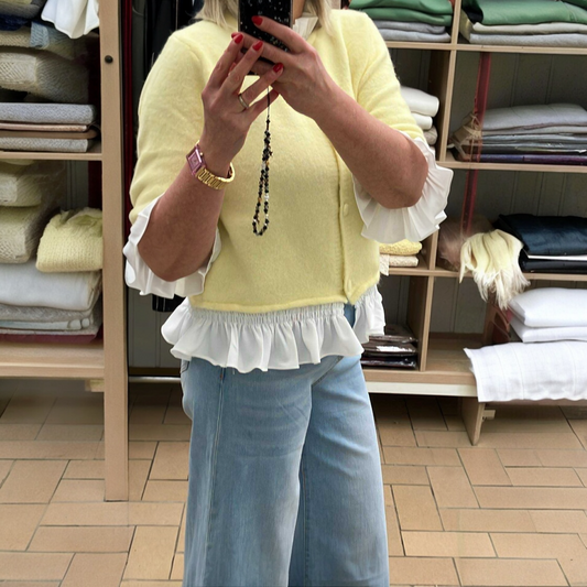 Cardigan avec col chemise