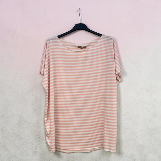 T-shirt oversized ligné casual