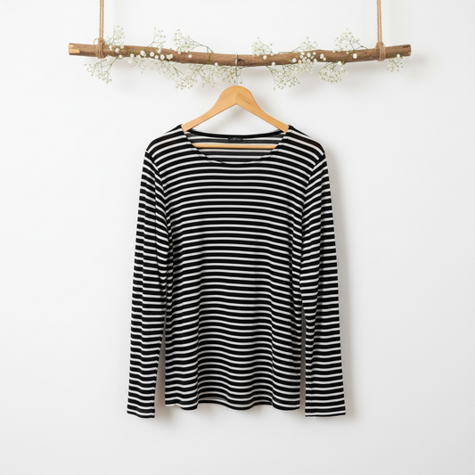 Longsleeve cashmere ligné Automne 2026