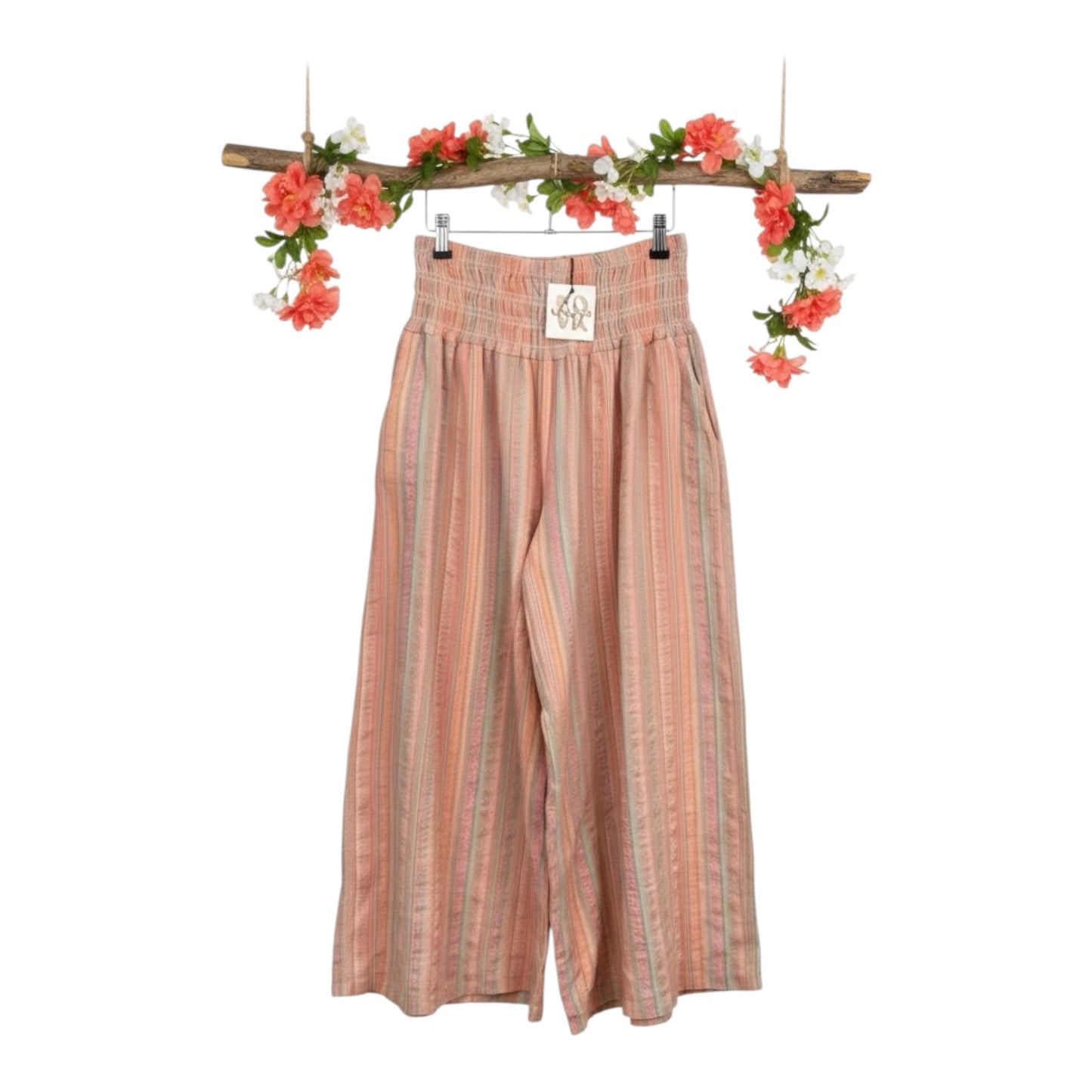 Pantalon Palazzo Rayé Bohème