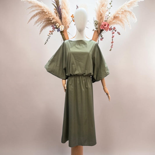 Robe manches bouffantes