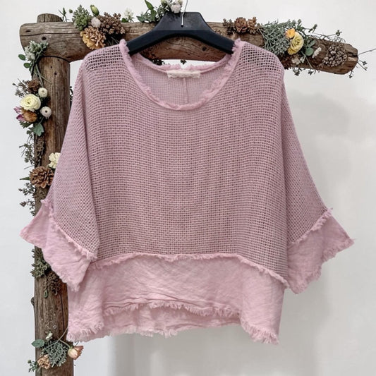 Shirt filet Lin /Coton