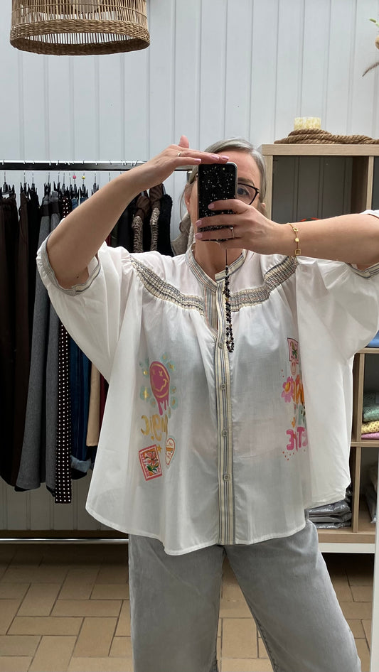 Blouse Boho "One day time magic"
