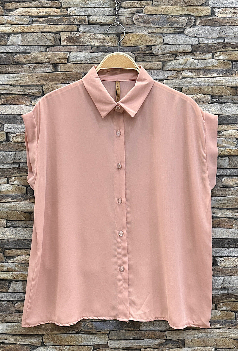 Blouse met korte mouwen