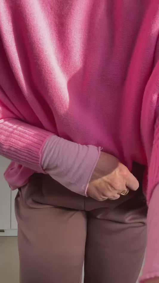 Long sleeve cashmere summer