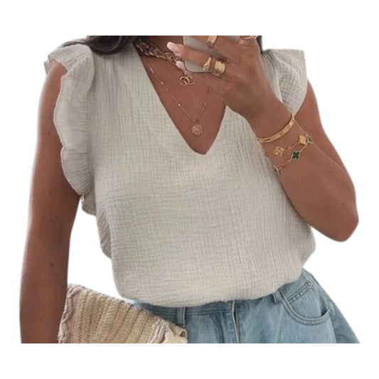 Top gaze de coton